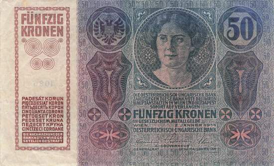 Ungarn p25 50 Korona 1920